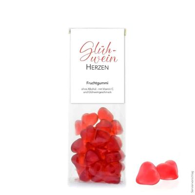 Glühwein Herzen – Fruchtgummis 75g