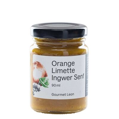 Orange Limette Ingwer Senf 90ml