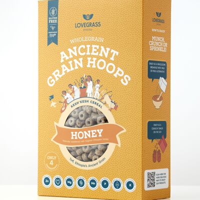 Wholegrain Ancient Grain Honey Hoops 350g
