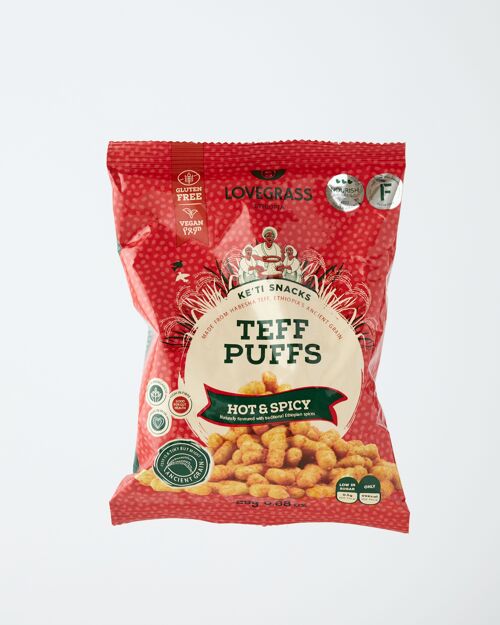 Teff Puffs Hot & Spicy