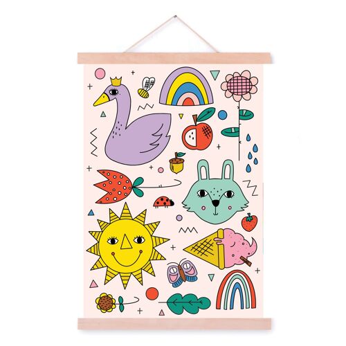 favourite things kids print -A5