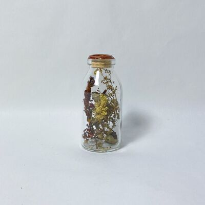 Dried Flowers in Glass Harapan 100 ml copper wax
