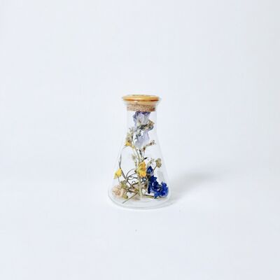 Dried Flower Decoration 100 ml with yellow gold wax