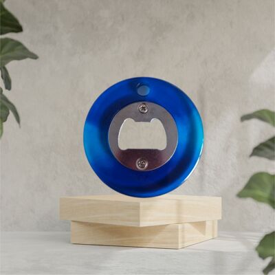 Bottle opener - round - resin