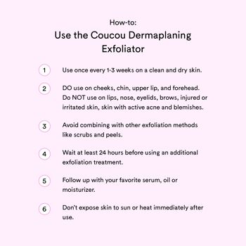 Coucou Dermaplaning Exfoliant 9