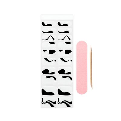 Coucou Semi-Cured Nail Wraps - Simply Swirly