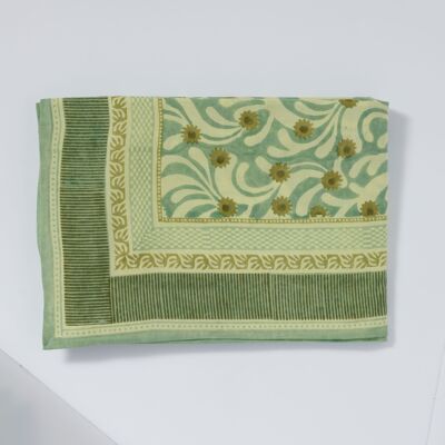 Nappe Poppies Blue Green x300