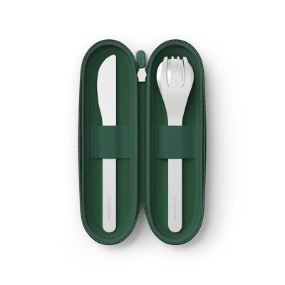 MB Slim Nest - Verde - Juego de 3 cubiertos para cuchillos Trio