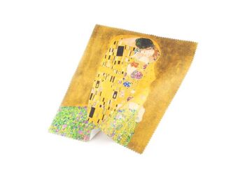Chiffon à lentilles, 15x18 cm, Gustav Klimt, Le baiser 3