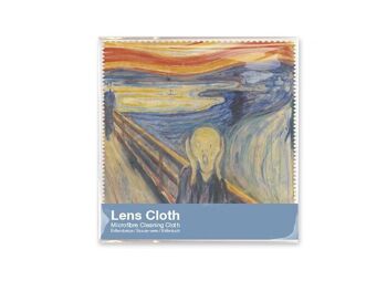 Chiffon pour lentilles, 15x15 cm, Munch, The Scream 1