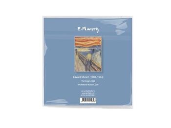 Chiffon pour lentilles, 15x15 cm, Munch, The Scream 2