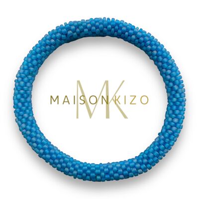 Nepalese bracelet Matte blue
