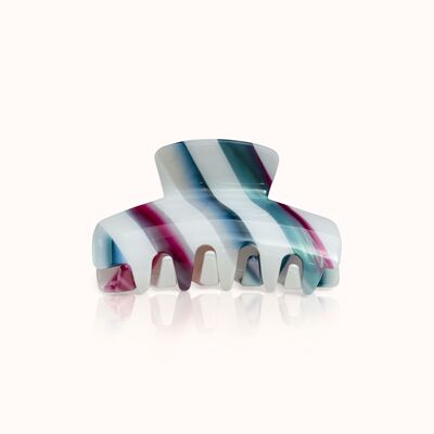 Hair Clip Stripes Coral Stripes