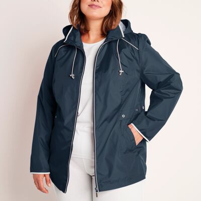 Short zipped parka