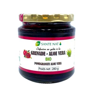 Infusión de gelatina orgánica - Granada y Aloe Vera