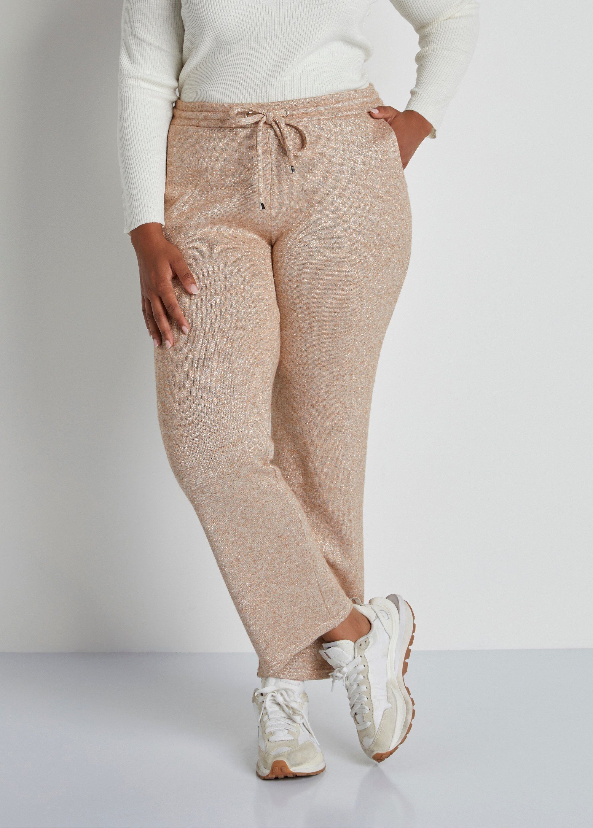 Pantaloni da jogging in maglia lucida