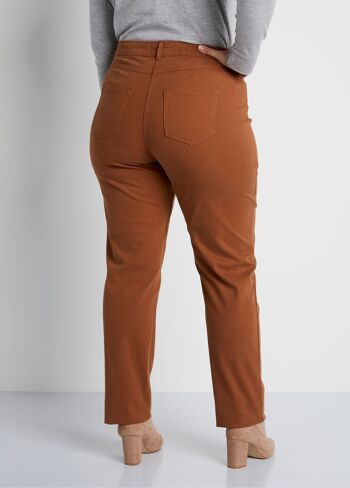 Pantalon droit 5 poches coton stretch 2