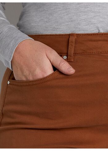 Pantalon droit 5 poches coton stretch 4