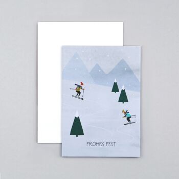 Carte de Noël Ski Juri 1