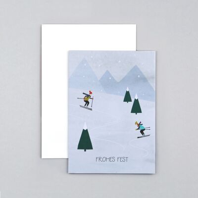 Cartolina di Natale Ski Juri