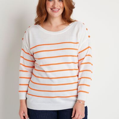 Thin striped sweater