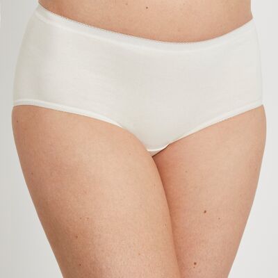 Culotte taille normale galbante coton