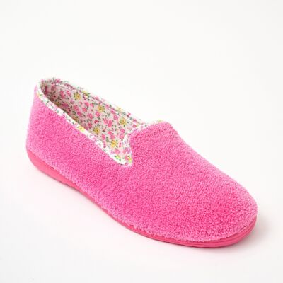 Comfort width terry slippers