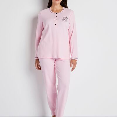 Bestickter Pyjama
