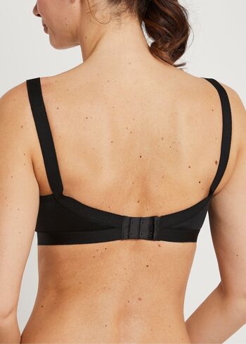 Soutien-gorge sans armatures croisé - lot de 2 - Noir 2