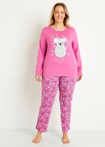 Pyjama imprimé motif koala coton 1