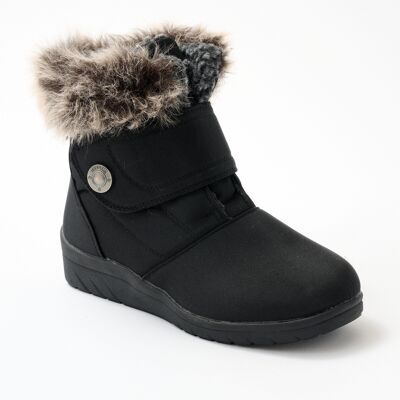 Botas confort con velcro ancho