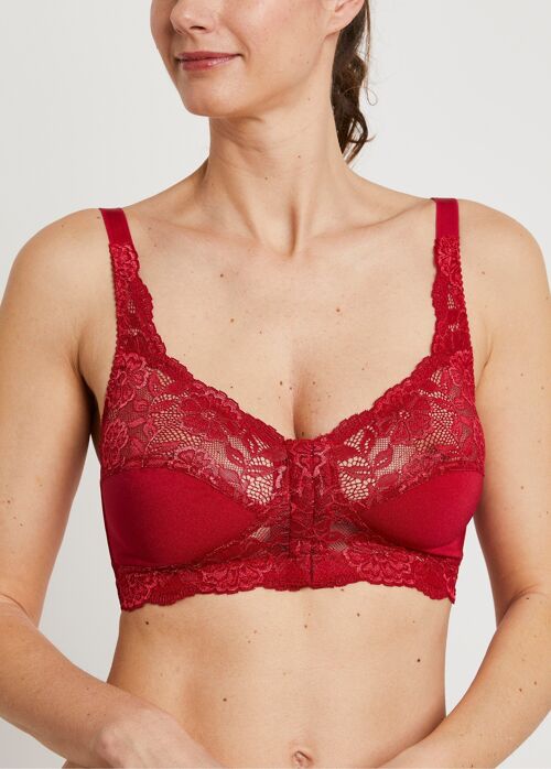 Soutien-gorge sans armatures ouvert devant - CARMIN