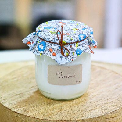 Verbena scented candle