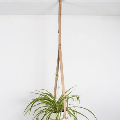 Suspension pour plantes de plafond beige clair