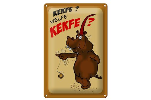 Blechschild Kekse 20x30cm Kekfe Welfe Kekfe