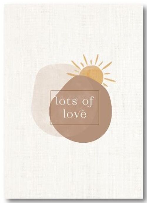Greeting card | Lots of love