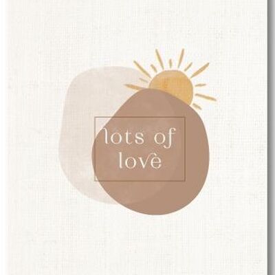 Greeting card | Lots of love