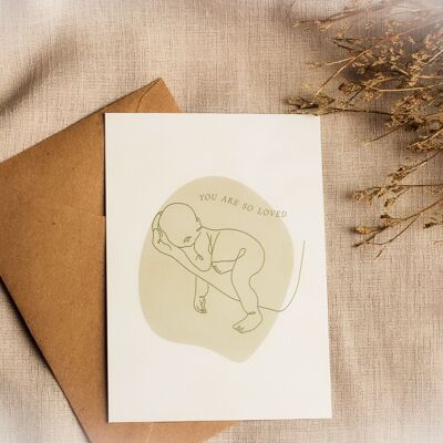 Greeting card | You are so loved boy
