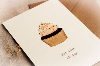 Carte de vœux | Manger du gâteau toute la journée 2