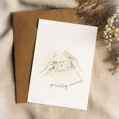 Greeting card | Wonderful news!