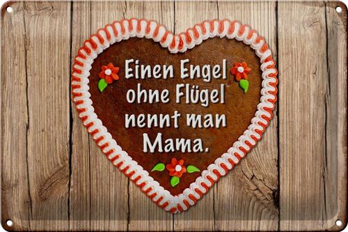 Blechschild Spruch 30x20cm Engel ohne Flügel nennt man Mama