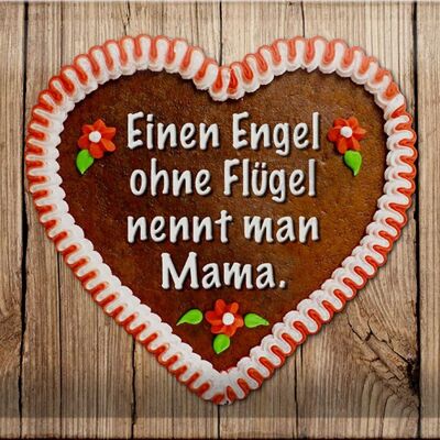 Blechschild Spruch 30x20cm Engel ohne Flügel nennt man Mama