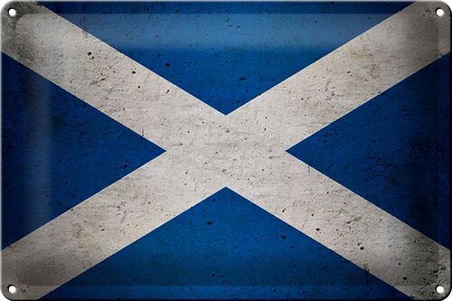 Blechschild Flagge 30x20cm Schottland Fahne
