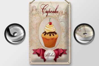 Plaque en étain disant 20x30cm Cupcake Very Best 2