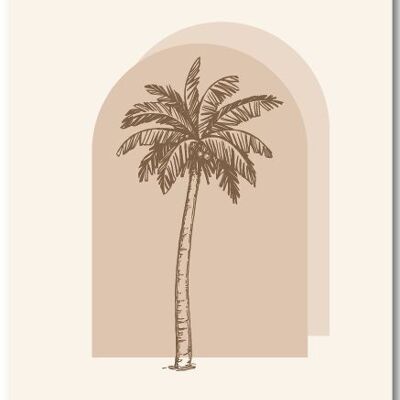 Poster A5 | Palm tree