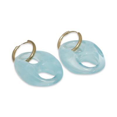 SST7005-07 Boucles d'oreilles Acier inoxydable