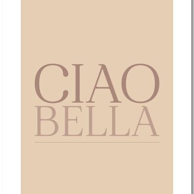 Affiche A4 | Ciao Bella