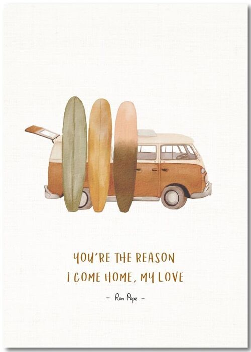 Poster A4 | Surfboards quote