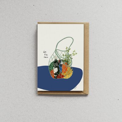 Card with envelope - Picnic - Picnic