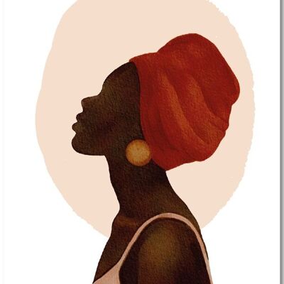 Poster A4 | Afrikanische Schönheit